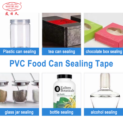Uszczelnianie pudełka na żywność Yourijiu Brak pozostałości przezroczystej taśmy PVC